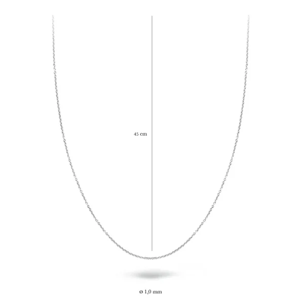 Blush ketting 3046WGO