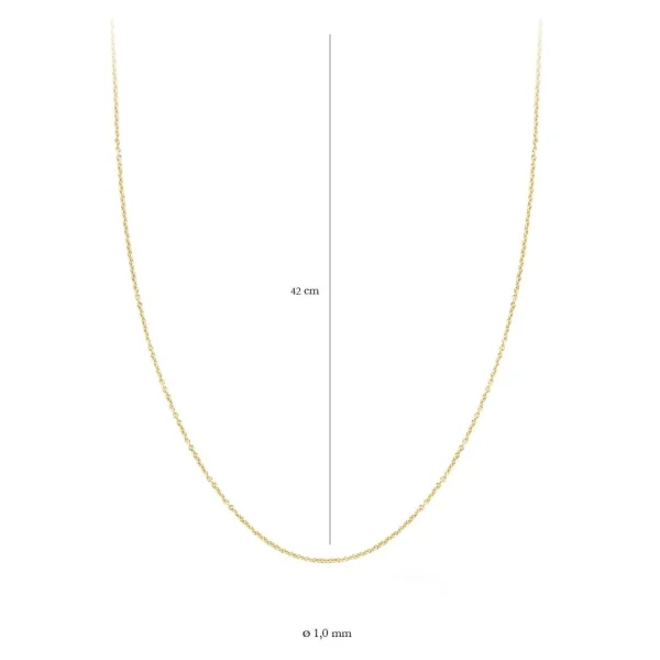 Blush ketting 3046YGO