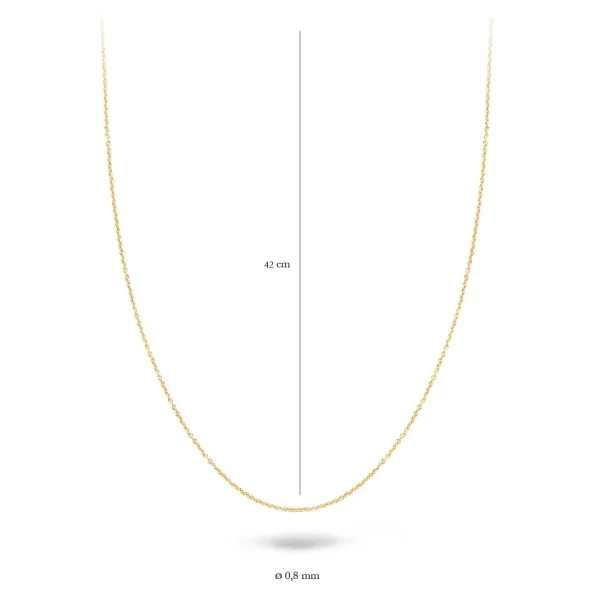 Blush Ketting 3058YGO/42