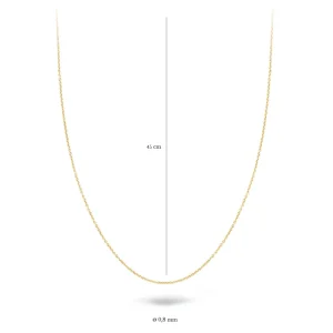 Blush Ketting 3058YGO/45