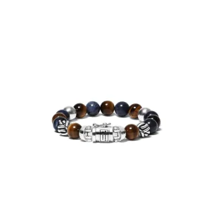 Buddha To Buddha Armband 188ms Spirit Bead Mix Sodaliet Tijgeroog