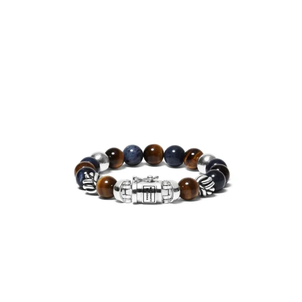 Buddha To Buddha Armband 188ms Spirit Bead Mix Sodaliet Tijgeroog