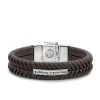 Buddha To Buddha Armband 161 Komang Leather Brown