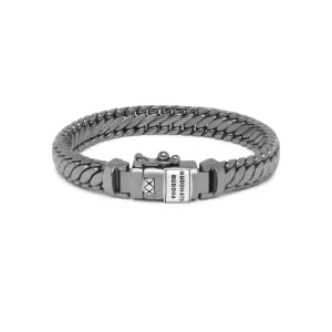 Buddha To Buddha Armband J070br Ss Ben Xs Black Rhodium Shine Silver