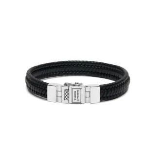 Buddha To Buddha Armband 181bl Edwin Small Leather Black