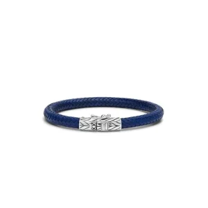 Buddha to Buddha Armband 149BU Ellen Leather Navy