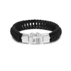 Buddha To Buddha Armband 122bl Lars Leather Black