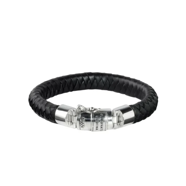 Buddha To Buddha Armband 544 Ben Leather Black