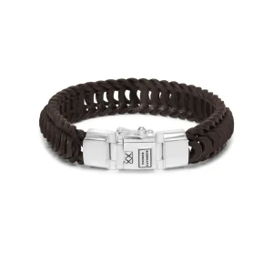 Buddha To Buddha Armband 122br Lars Leather Bracelet Brown