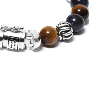 Buddha To Buddha Armband 188ms Spirit Bead Mix Sodaliet Tijgeroog