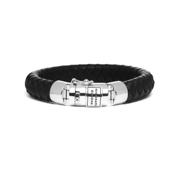 Buddha To Buddha Armband 544 Ben Leather Black