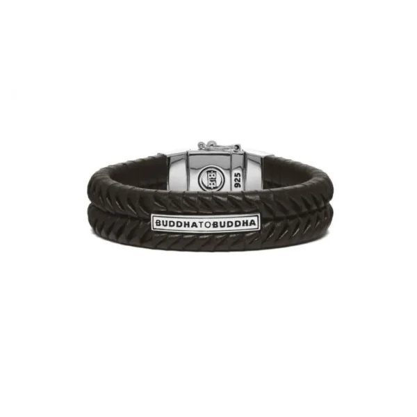 Buddha To Buddha Armband 161 Komang Leather Brown