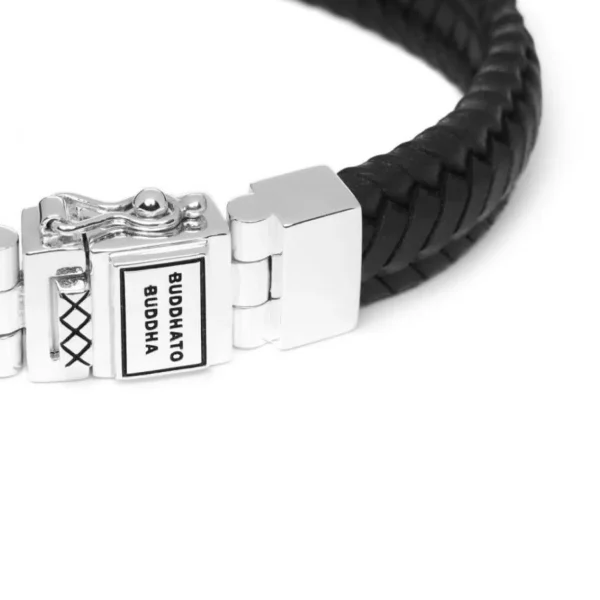 Buddha To Buddha Armband 181bl Edwin Small Leather Black