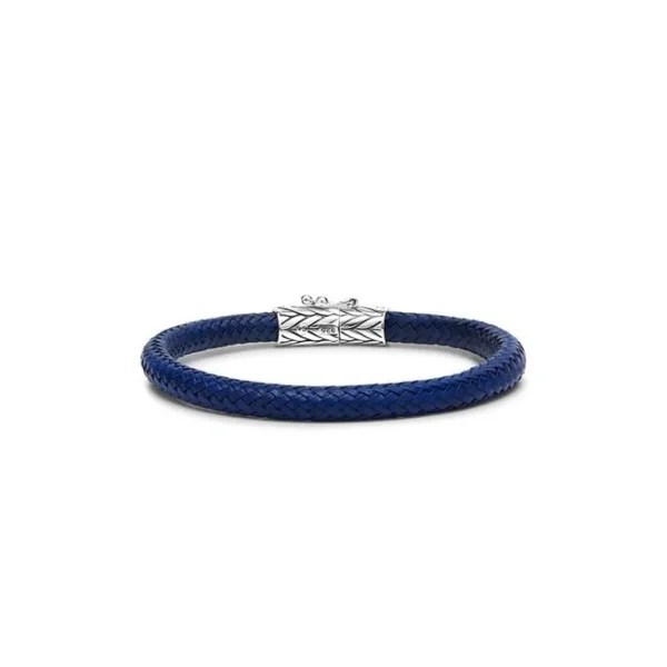 Buddha to Buddha Armband 149BU Ellen Leather Navy