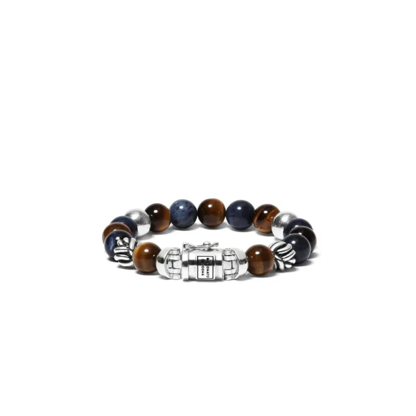 Buddha To Buddha Armband 188ms Spirit Bead Mix Sodaliet Tijgeroog