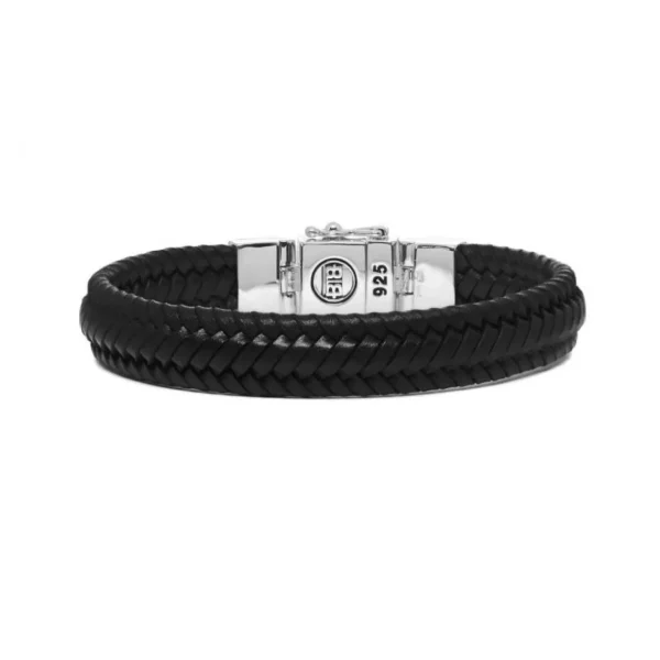 Buddha To Buddha Armband 181bl Edwin Small Leather Black