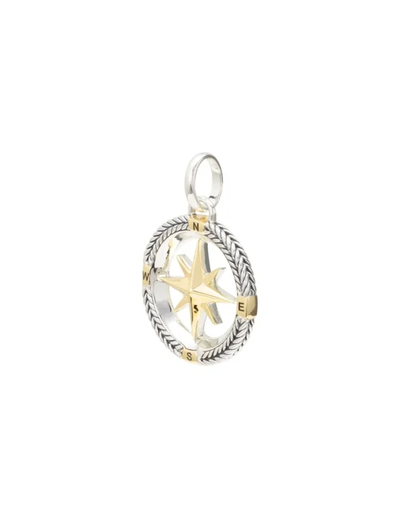 Buddha to Buddha Bedel 680 Barbara Compass Pendant Bicolor