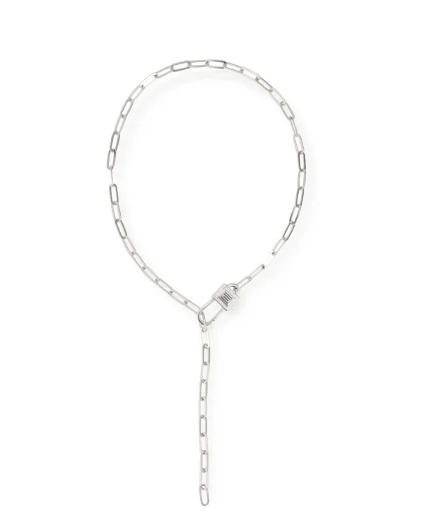 Buddha to Buddha Ketting 721 Chainlink Lock Necklace Silver 60cm