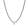Buddha To Buddha Ketting 718brs George Xs Black Rhodium 60 Cm