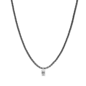 Buddha To Buddha Ketting 718brs George Xs Black Rhodium 60 Cm