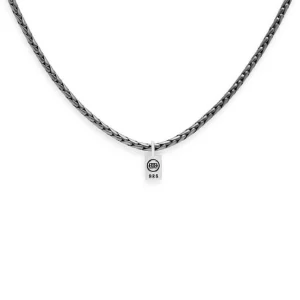 Buddha To Buddha Ketting 718brs George Xs Black Rhodium 60 Cm