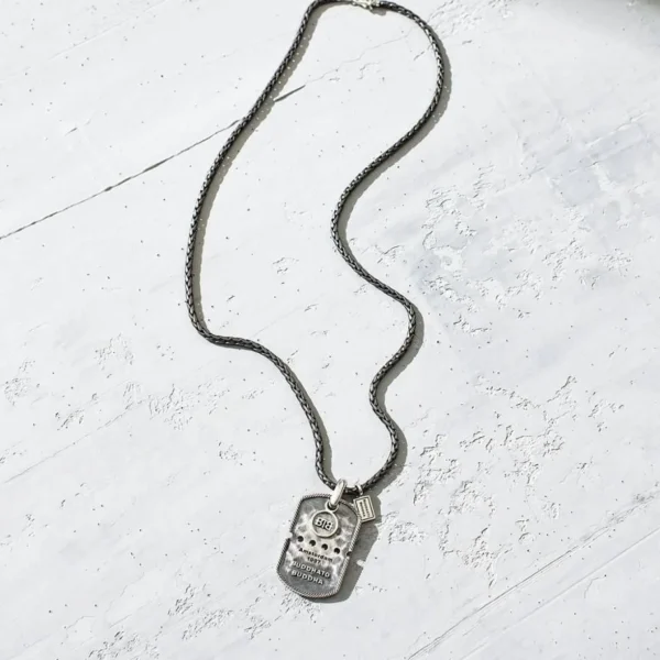 Buddha To Buddha Ketting 718brs George Xs Black Rhodium 60 Cm