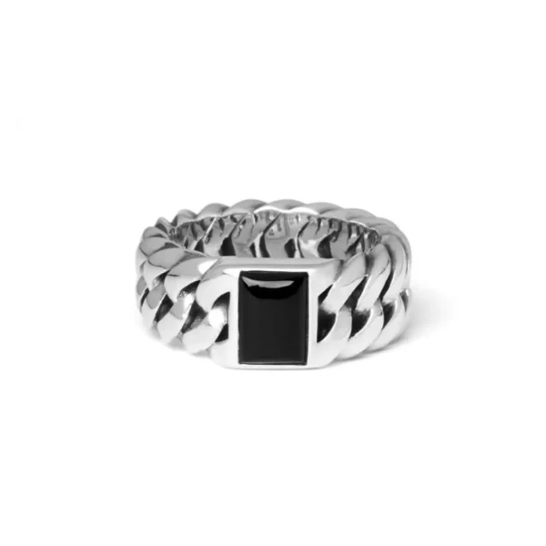 Buddha To Buddha Ring 603 Chain Onyx