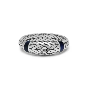 Buddha to Buddha Ring 619 Ellen Stone Tigereye Navy