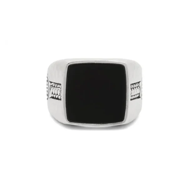 Buddha To Buddha Ring 051 Tangguh Signet Onyx