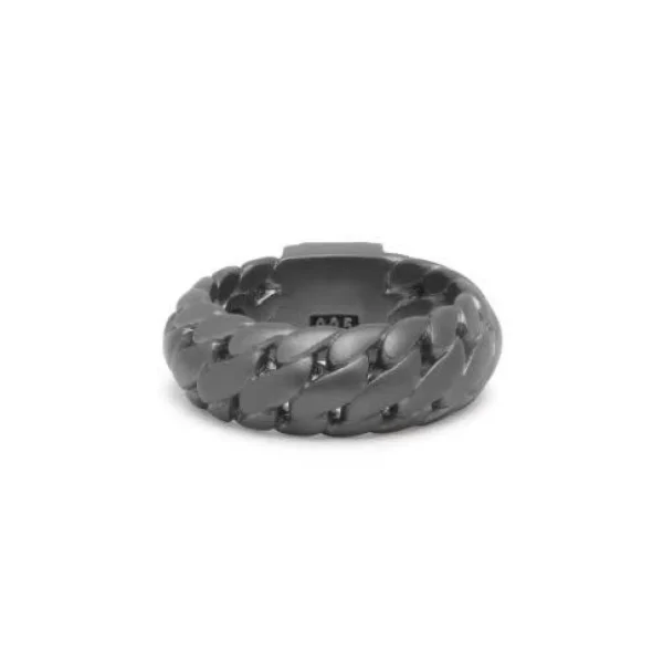 Buddha To Buddha Ring 542brg Ben Small Black Rhodium 14k Gold