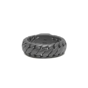 Buddha To Buddha Ring 542brs Ben Small Black Rhodium Silver