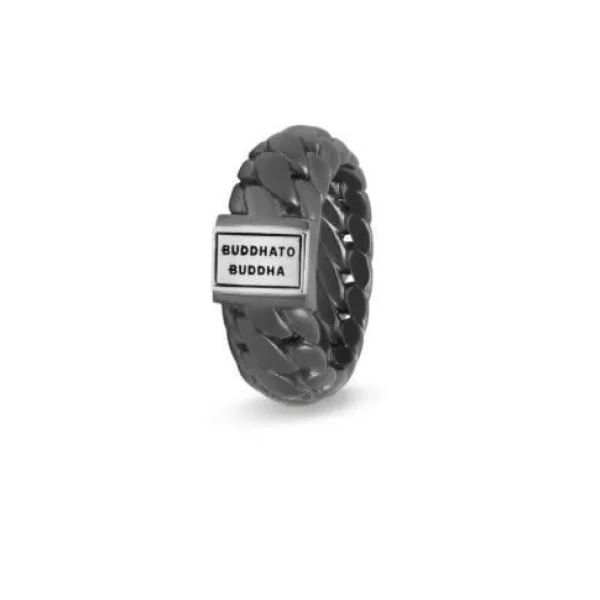 Buddha To Buddha Ring 542brs Ben Small Black Rhodium Silver