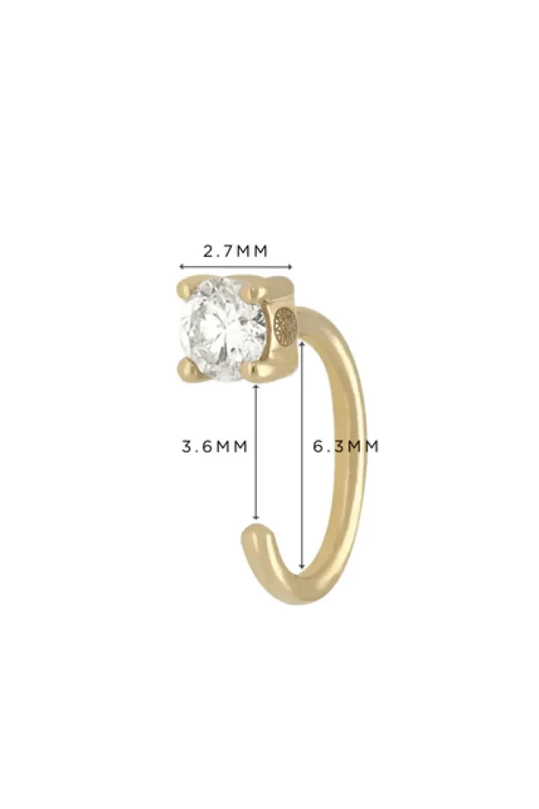 Culet Ear Hugger Piercing GCJ0743
