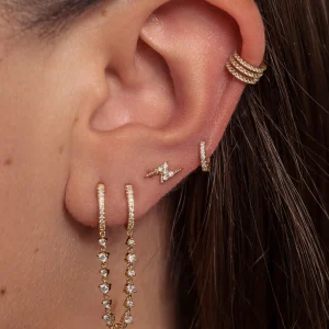 Culet Lightning Bolt Piercings GCJ0776