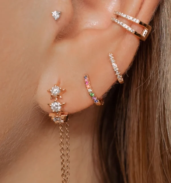 Culet Oorbel GCJ0842 1/2 paar