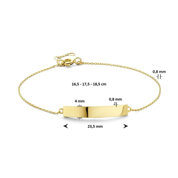 Fleur de Kiki Graveer Armband GG25363