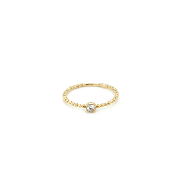 Fleur de Kiki Ring JGGA0834 1-0.07CT H SI