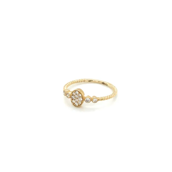 Fleur de Kiki Ring JGGA3116 14-0.17CT H SI