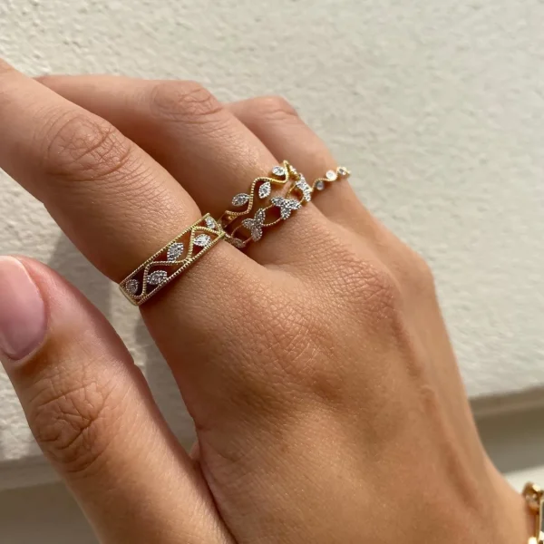 Fleur de Kiki Ring JGGA3319 15-0.09CT H SI