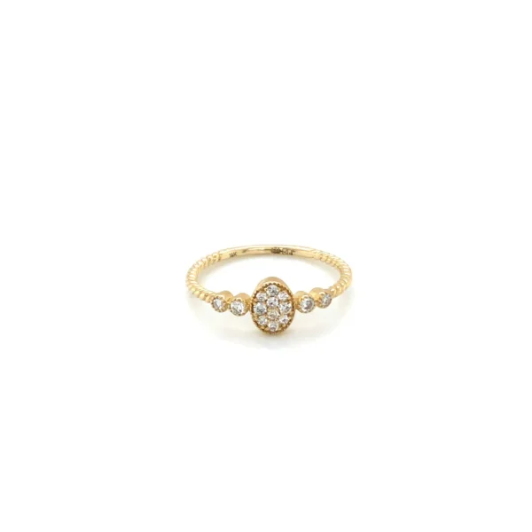 Fleur de Kiki Ring JGGA3116 14-0.17CT H SI