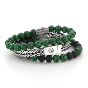 Matt Malachite Twist - 8mm