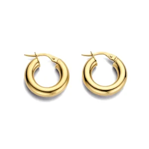 Minitials Bold Hoops Oorbellen