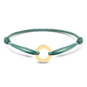 Minitials Circle Of Love Satijn Armband