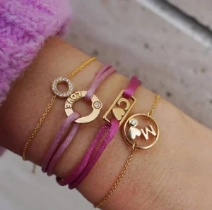 Minitials Circle Of Love Pavé Armband