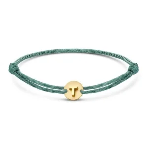 Minitials Disc Signature Satijn Armband