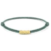 Minitials Drie Benji Satijn Armband