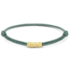 Minitials Drie Benji Satijn Armband