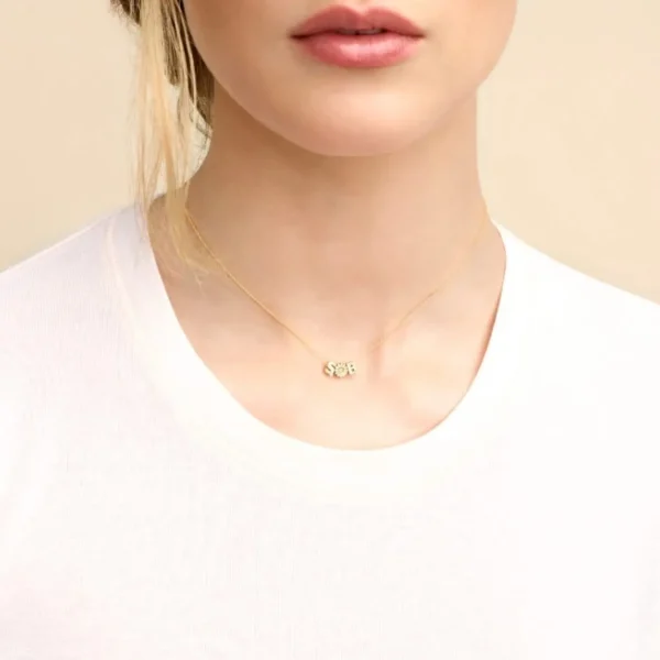 Minitials Drie Blend Ketting