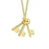 Minitials Drie Key To My Heart Ketting