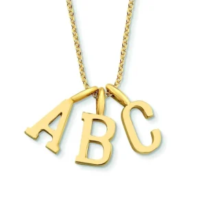 Minitials Drie Oblique Ketting